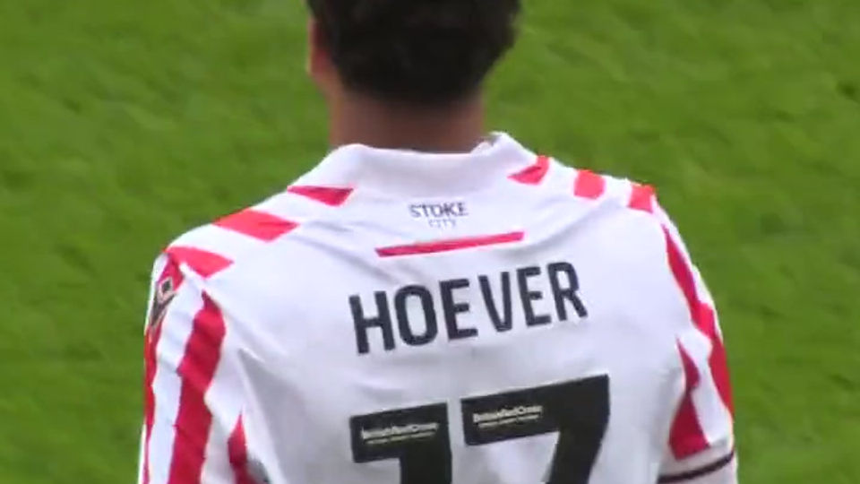 Stoke v Rotherham Hoever goal 05/08/23